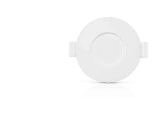 Luminaire LED diamètre 128mm 6W blanc chaud