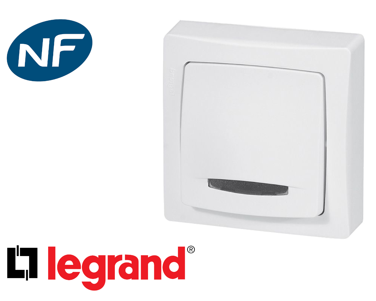 Poussoir lumineux Legrand Otéo