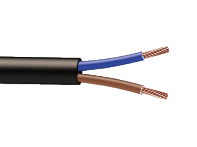 Cable RO2V "2x" (marron / bleu)