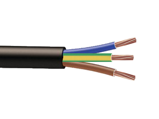 Cable souple H07RNF 3G6mm² à la coupe (minimum 10m)