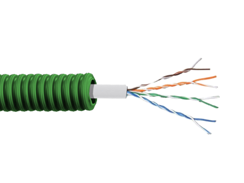 Gaine ICTA préfilée FTP Grade 3 TV Ø20 couronne de 100m