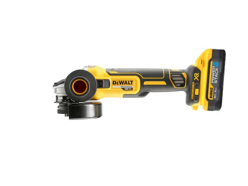 Meuleuse 125 mm XR 18V 5Ah Li-Ion Brushless POWERSTACK DEWALT