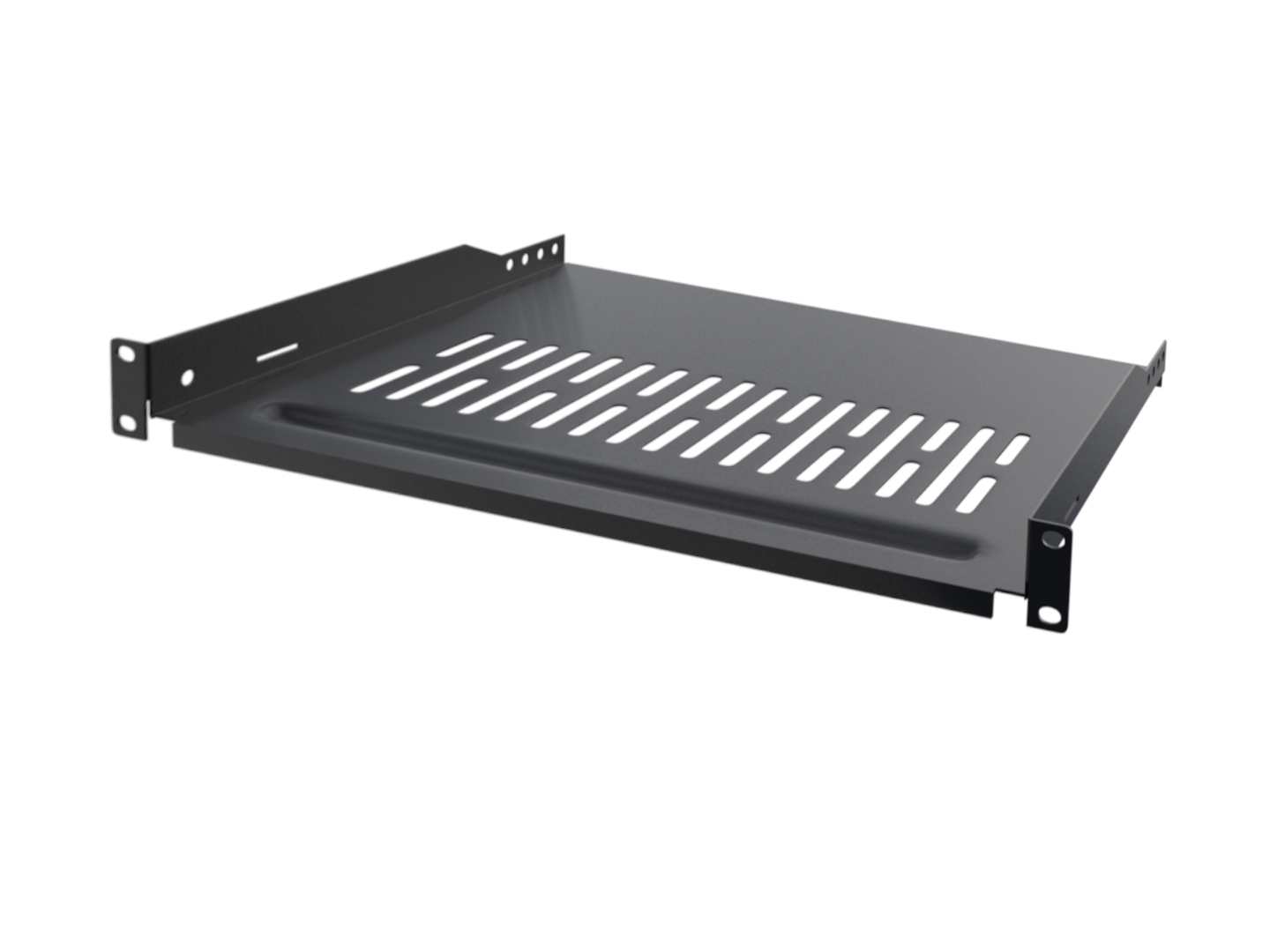 Plateau ajouré 300mm de profondeur 1 unité, pour coffret et baie 19"