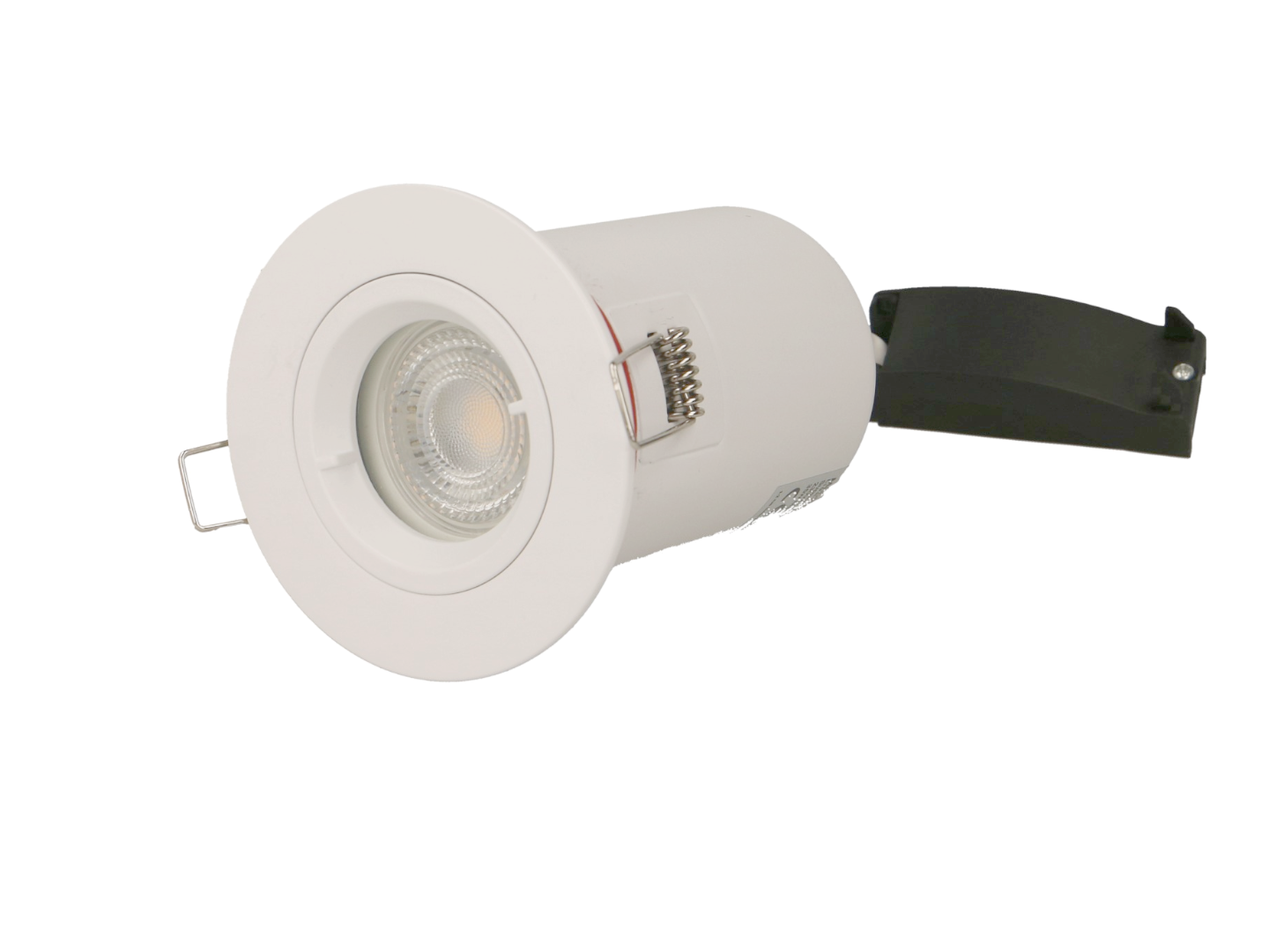 Spot plafond BBC blanc complet avec GU10 dimmable 3000K Vision el