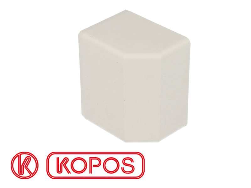 Embout pour goulotte PVC blanc 60 x 40 mm KOPOS