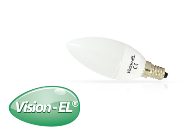 Ampoule LED E14 "flamme" 4W blanc chaud