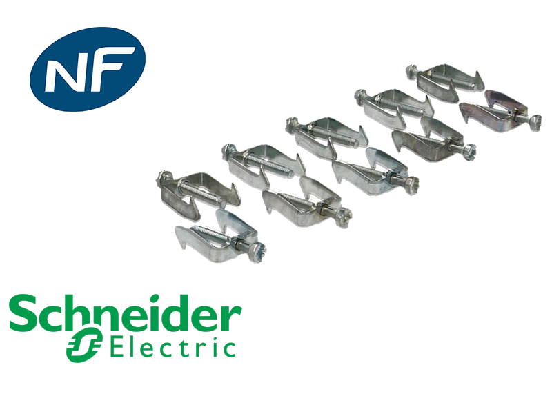 Lot de 10 griffes pour appareillage Schneider Odace