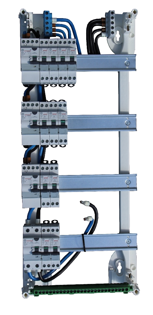 Tableau électrique pré-câblé pour GTL (appareillage GE 4.5kA)