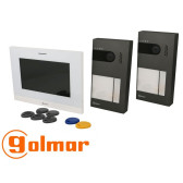 Kit visiophone GOLMAR Soul 7'' 4 appels + 6 moniteurs + accessoires
