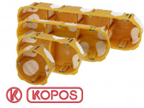 Goulotte électrique PVC 40 x 40 mm KOPOS