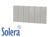 Obturateur modulaire 6 modules gris clair Solera